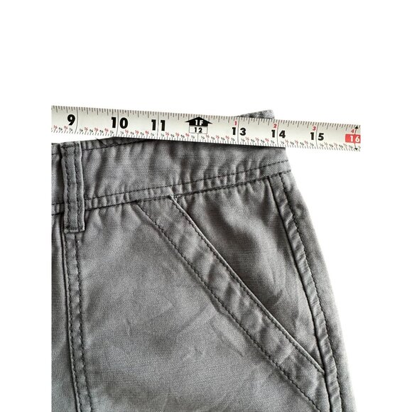 FREE PEOPLE Women’s Gray Wash Casual Shorts Size 4 - Picture 5 of 9